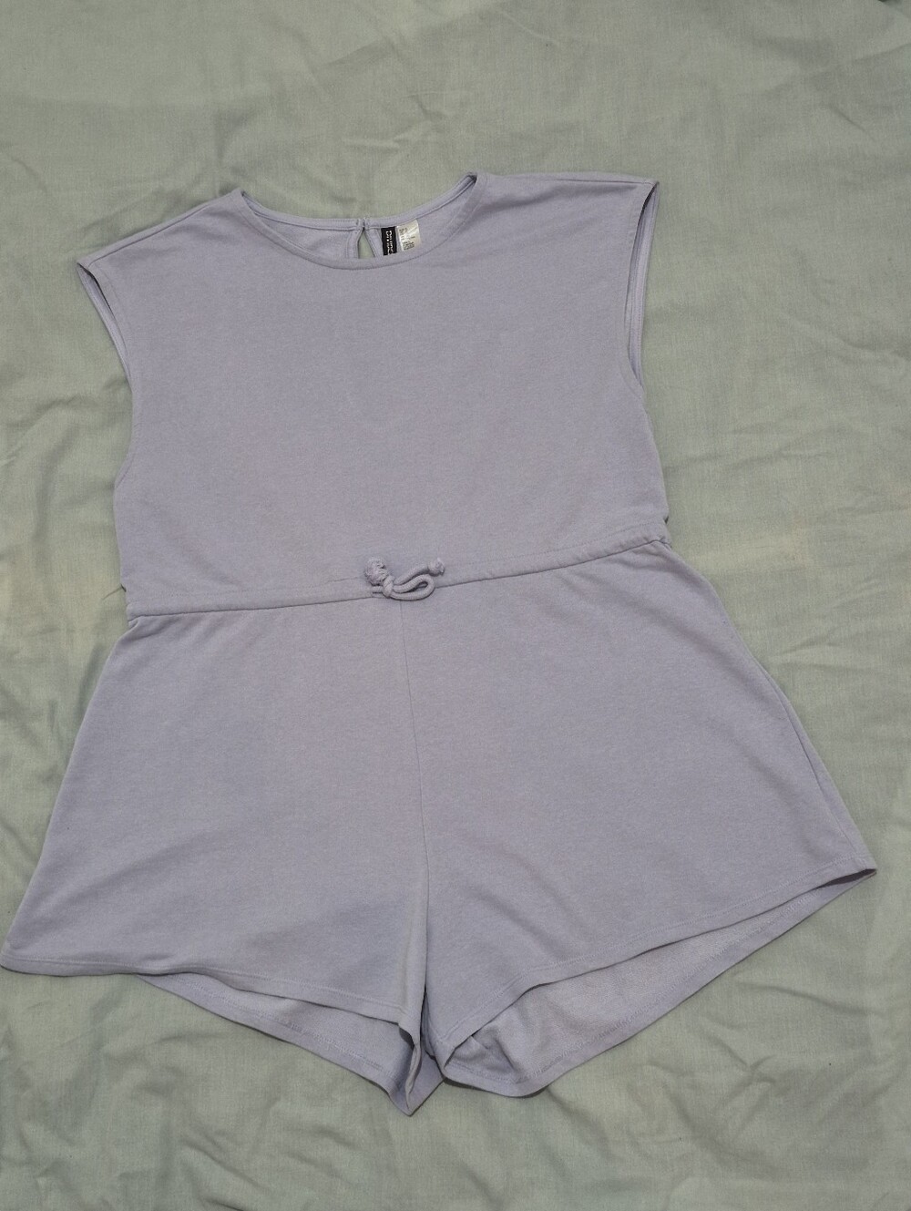 Divided H&M Light Lilac Sleeveless Knit Romper